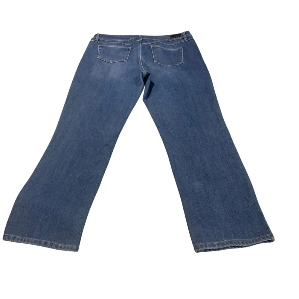 Natural Reflections Womens Flannel Lined Medium Wash Jeans 16 Outdoors Workwear